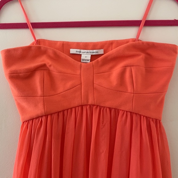 Diane Von Furstenberg strapless formal dress - Picture 2 of 8